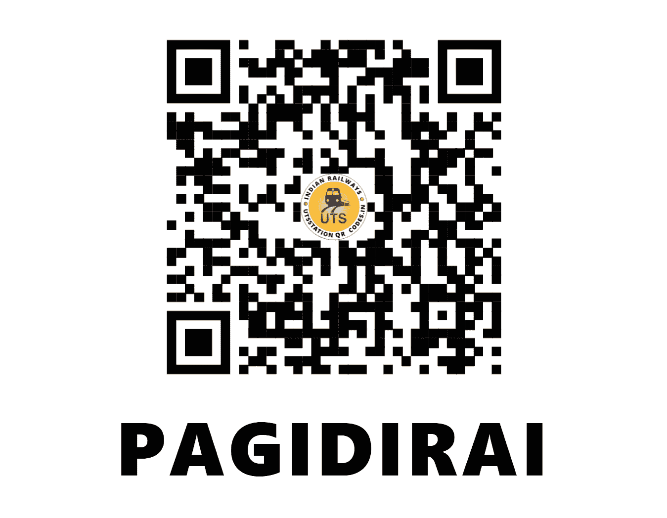 UTS QR Code for PAGIDIRAI - PGDI (SC - ANDHRA PRADESH)
